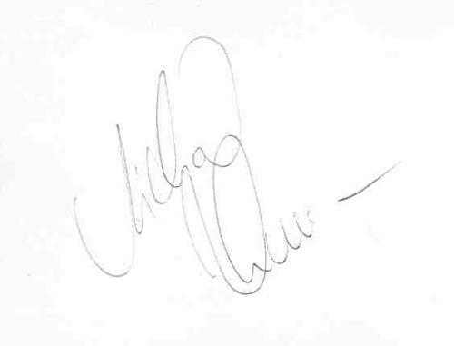 Autograf Michaela Uhrmanna